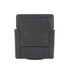 Fauteuil pivotant à 360° en chenille, fauteuil moderne avec poches latérales, fauteuil pivotant, fauteuil inclinable ergonomique pour chambre à coucher