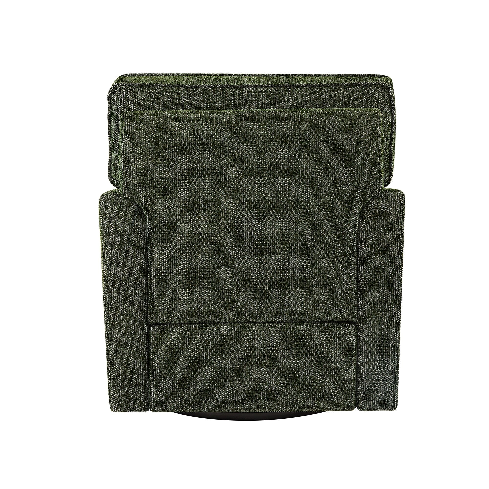 Fauteuil pivotant à 360° en chenille, fauteuil moderne avec poches latérales, fauteuil pivotant, fauteuil inclinable ergonomique pour chambre à coucher