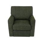 Fauteuil pivotant à 360° en chenille, fauteuil moderne avec poches latérales, fauteuil pivotant, fauteuil inclinable ergonomique pour chambre à coucher
