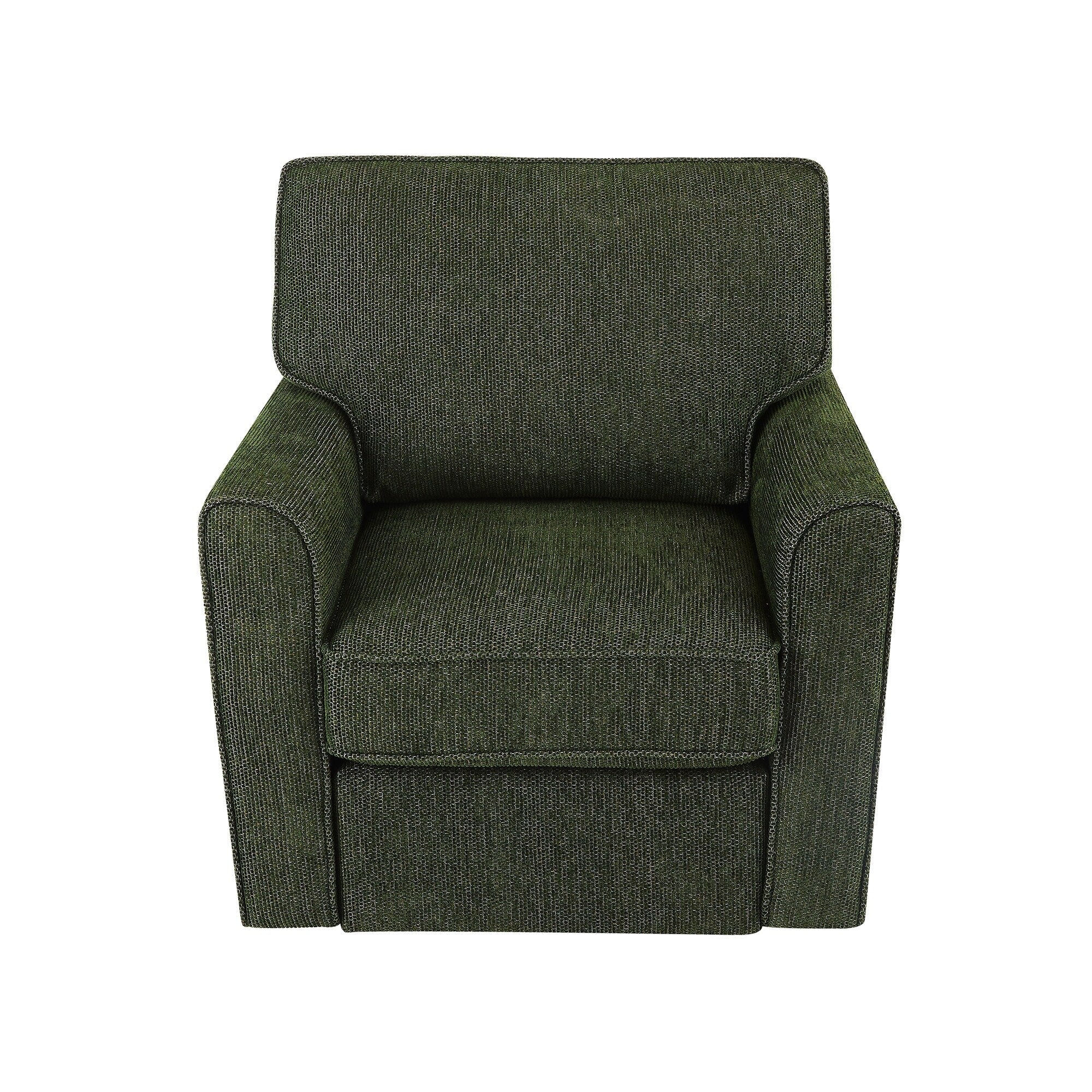 Fauteuil pivotant à 360° en chenille, fauteuil moderne avec poches latérales, fauteuil pivotant, fauteuil inclinable ergonomique pour chambre à coucher