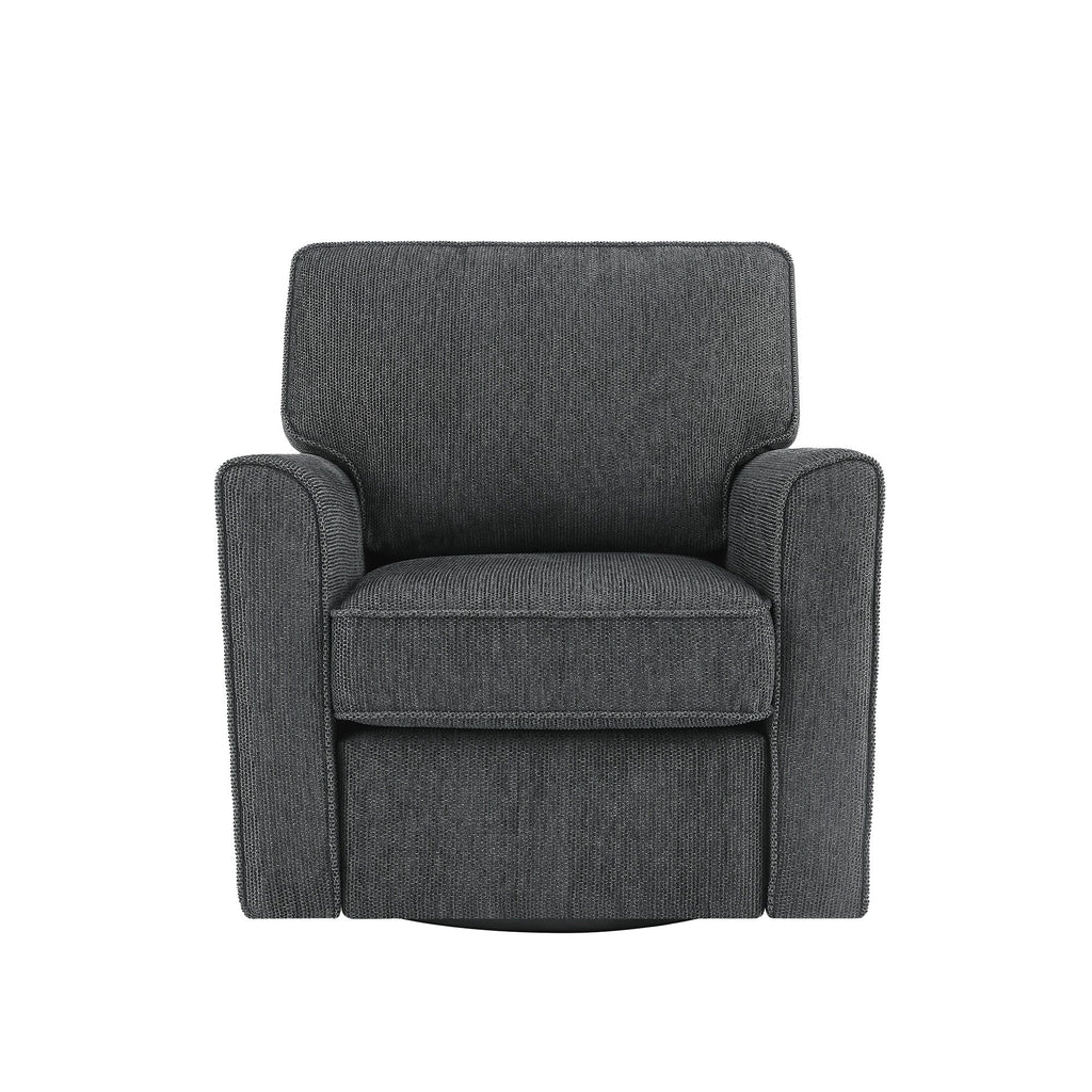 Fauteuil pivotant à 360° en chenille, fauteuil moderne avec poches latérales, fauteuil pivotant, fauteuil inclinable ergonomique pour chambre à coucher