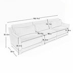 Canapé en tissu chenille