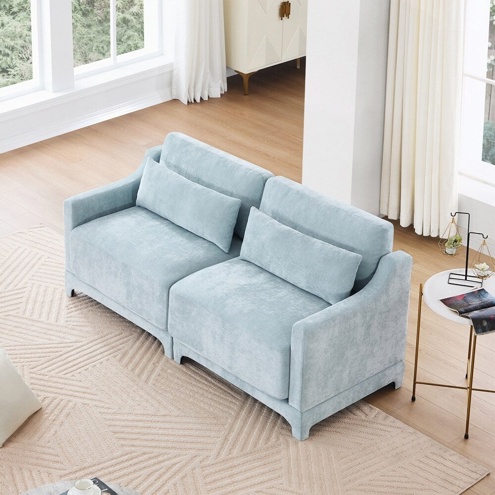 Canapé en tissu chenille