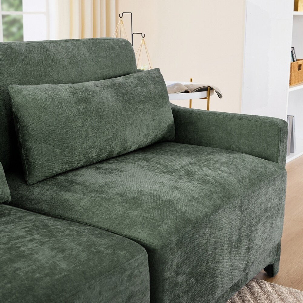 Canapé en tissu chenille