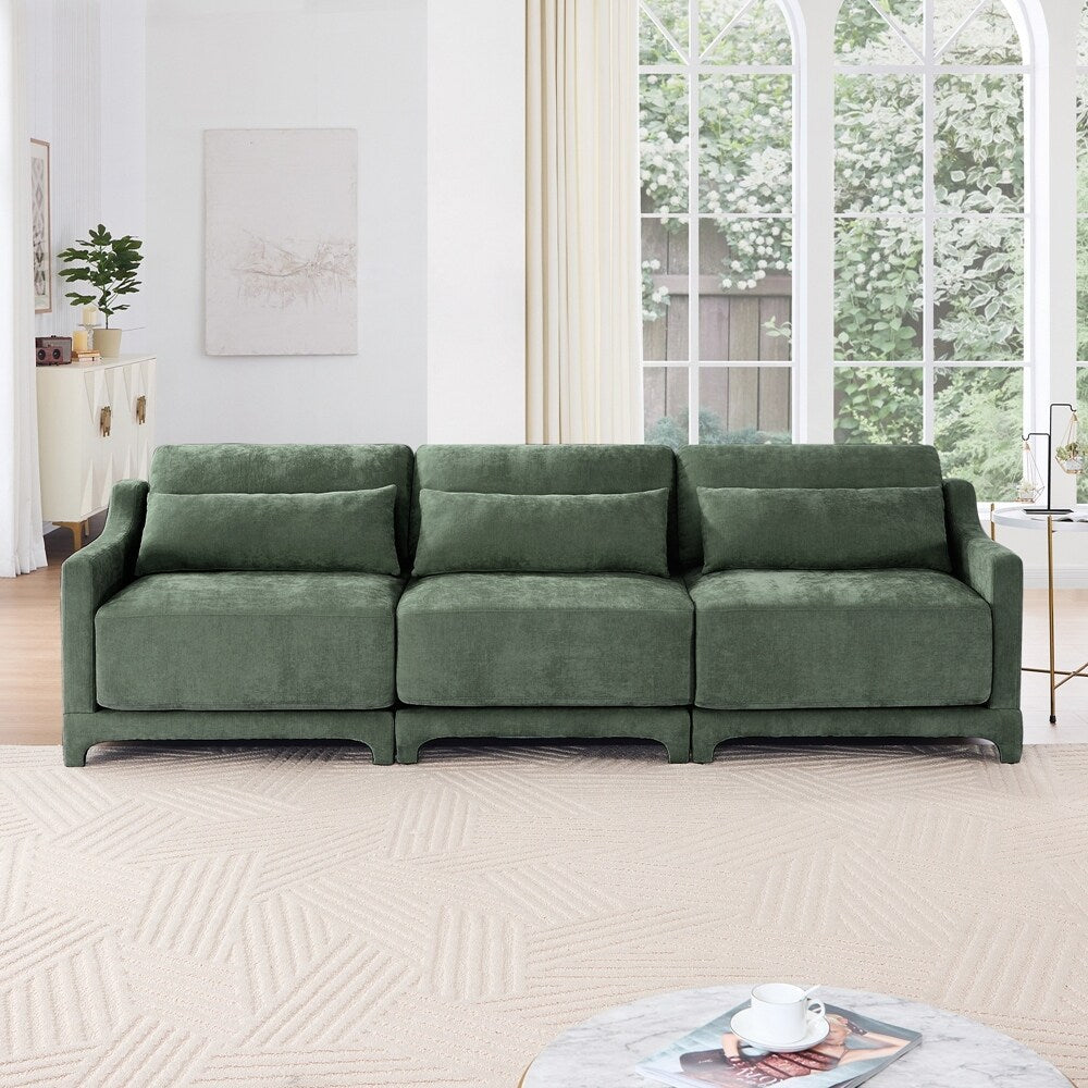 Canapé en tissu chenille