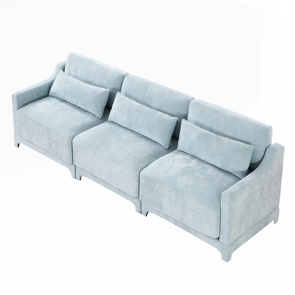 Canapé en tissu chenille