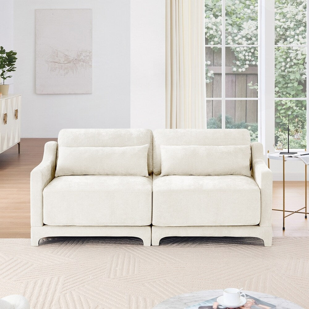 Canapé en tissu chenille