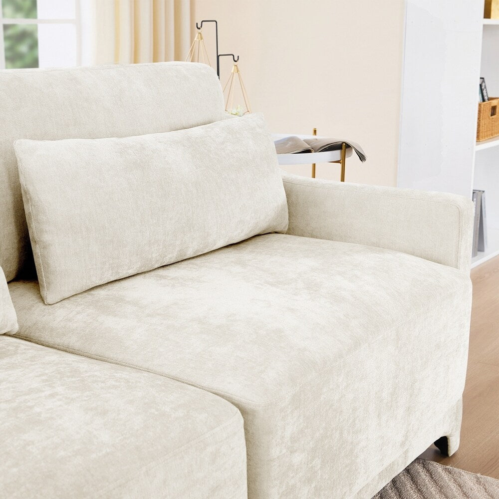 Canapé en tissu chenille