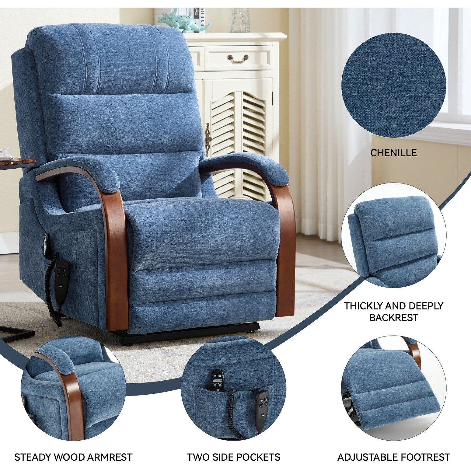 Fauteuil inclinable relevable en chenille