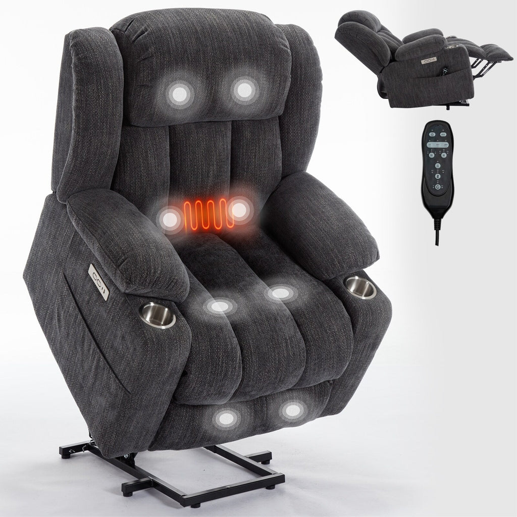 Fauteuil inclinable électrique en chenille