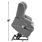 Fauteuil inclinable électrique en chenille