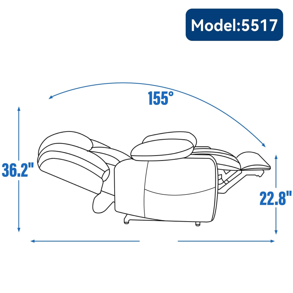 Fauteuil inclinable électrique en chenille