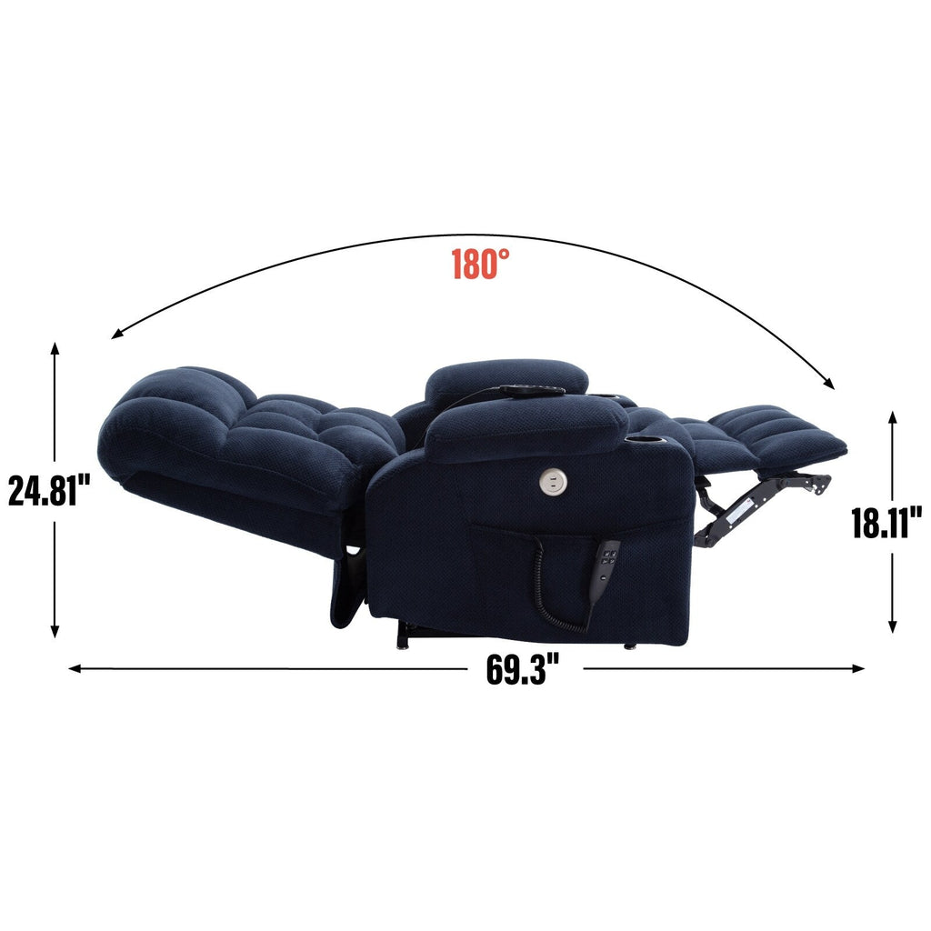 Fauteuil inclinable électrique en chenille