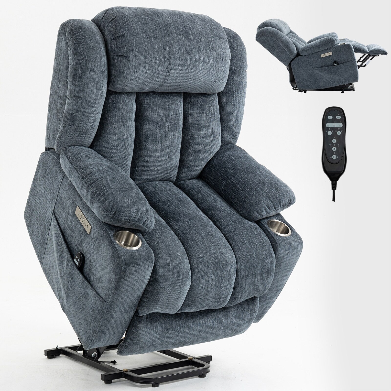 Fauteuil inclinable électrique en chenille