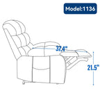 Fauteuil inclinable électrique en chenille