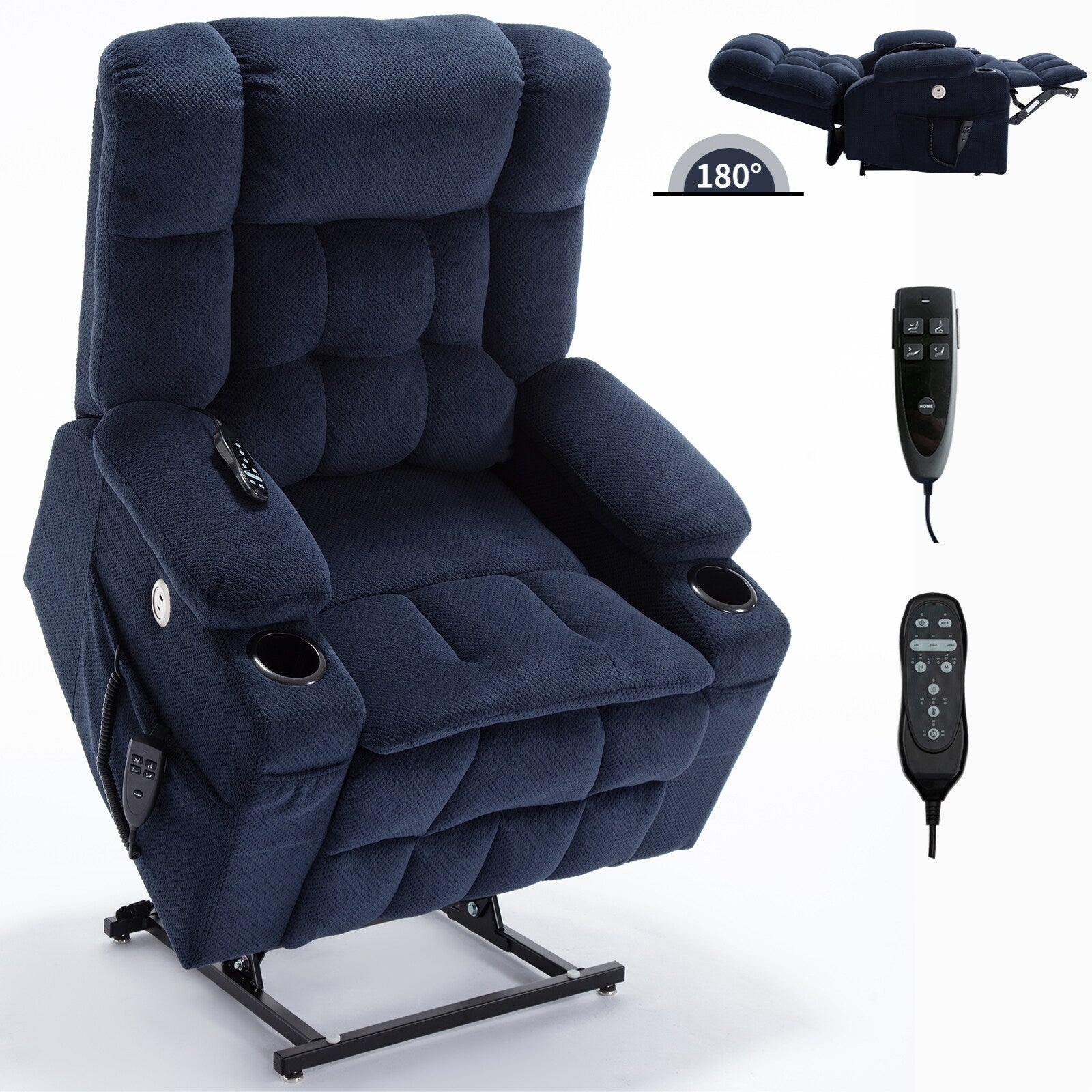 Fauteuil inclinable électrique en chenille