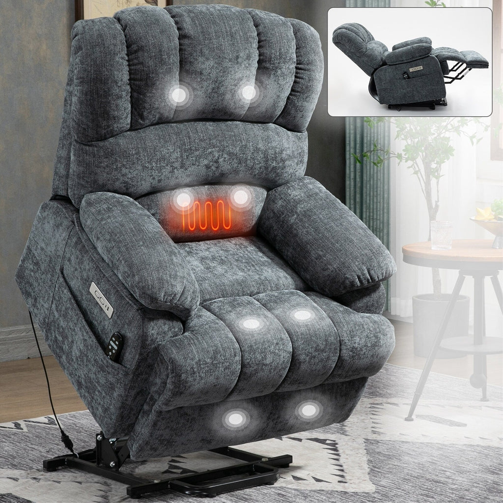 Fauteuil inclinable électrique en chenille