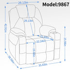 Fauteuil inclinable électrique en chenille