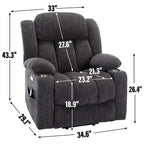 Fauteuil inclinable électrique en chenille