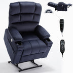 Fauteuil inclinable électrique Chenille avec massage, chauffage et porte-gobelets