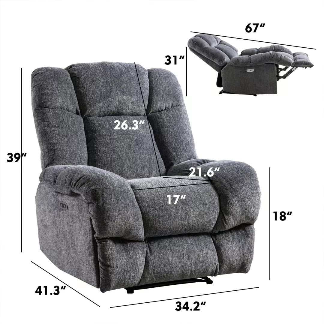 Fauteuil inclinable standard électrique Chenille