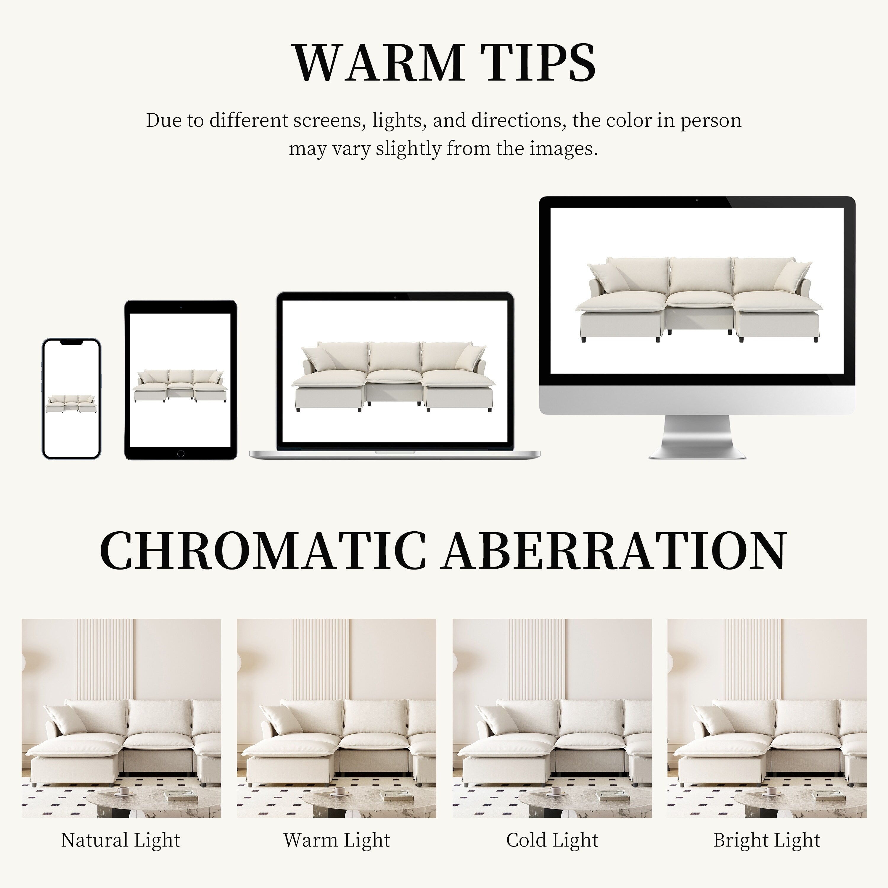 Canapé sectionnel en chenille avec pouf, ensemble de canapé-lit nuage en U avec oreillers, combinaison libre, modulable 5 places rembourré