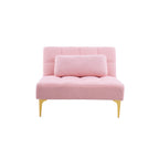 Canapé-lit modulaire simple en chenille avec cadre en bois massif pour salon