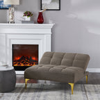 Canapé-lit modulaire simple en chenille avec cadre en bois massif pour salon