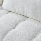 Canapé-lit modulaire simple en chenille avec cadre en bois