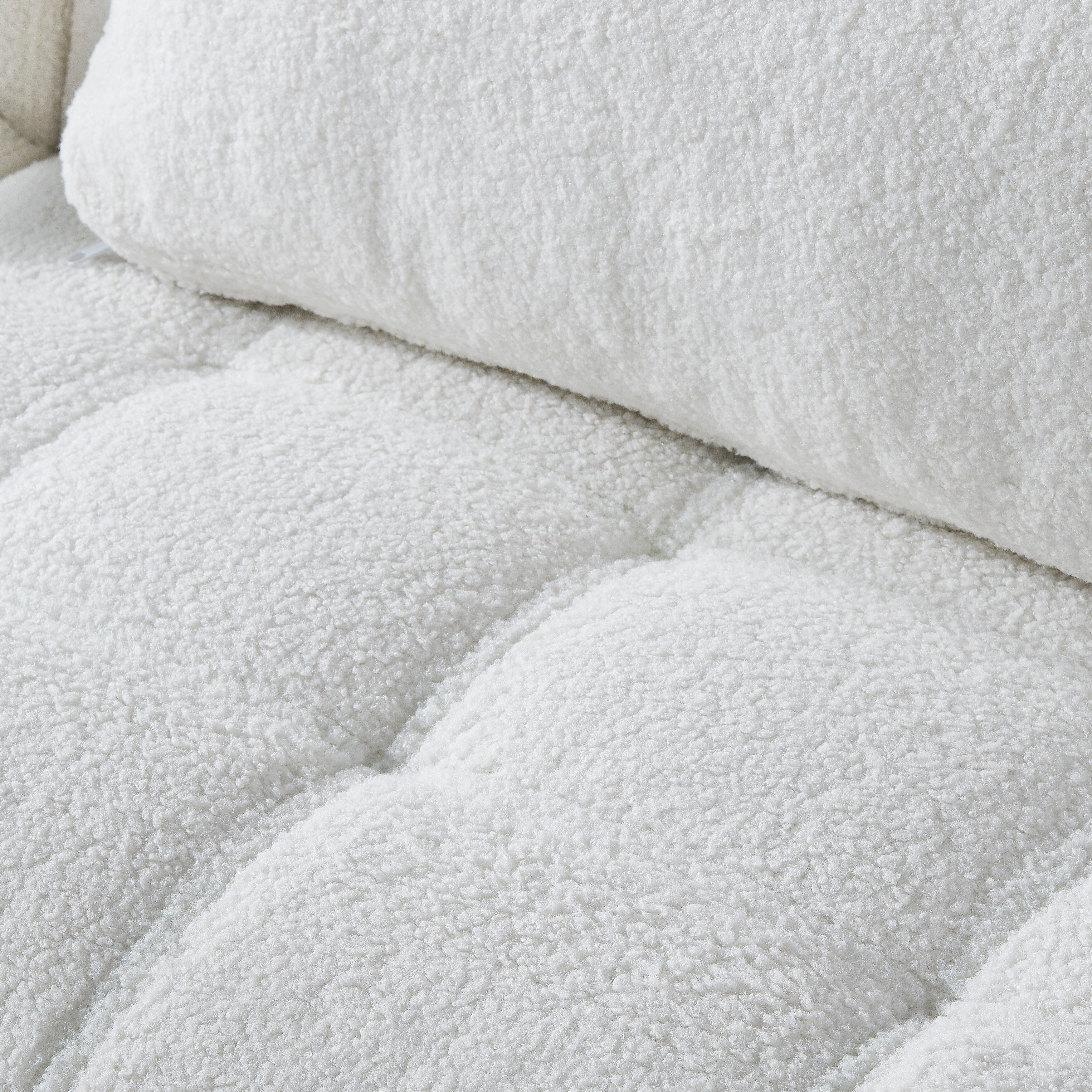 Canapé-lit modulaire simple en chenille avec cadre en bois