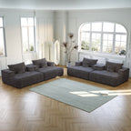 Canapé-lit simple en chenille avec coussin de dossier