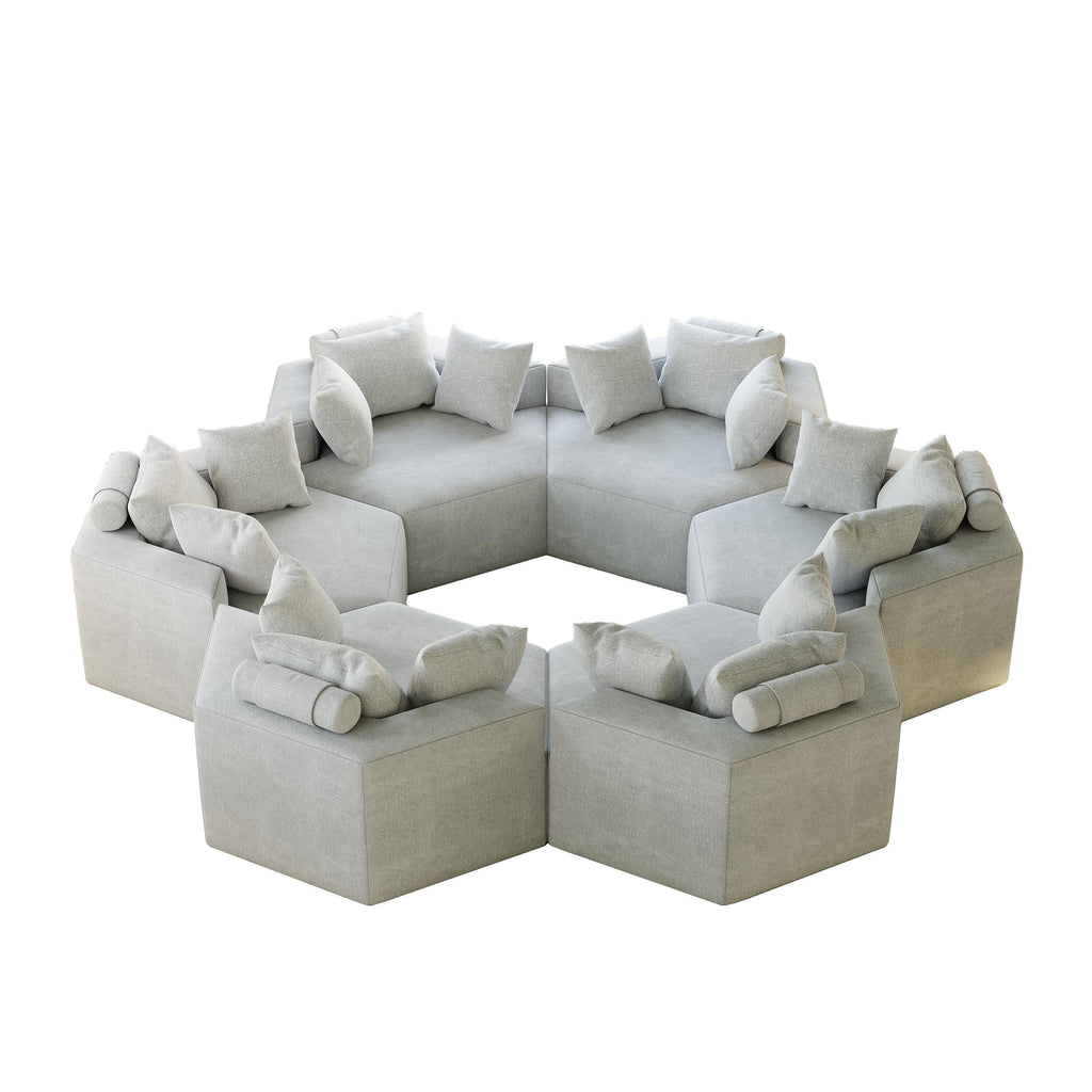 Canapé-lit simple en chenille avec coussin de dossier