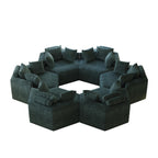 Canapé-lit simple en chenille avec coussin de dossier