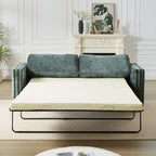 Canapé-lit en chenille avec matelas en mousse à mémoire de forme