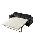 Canapé-lit en chenille avec matelas en mousse à mémoire de forme