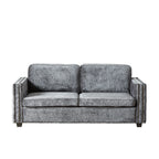 Canapé-lit en chenille avec matelas en mousse à mémoire de forme