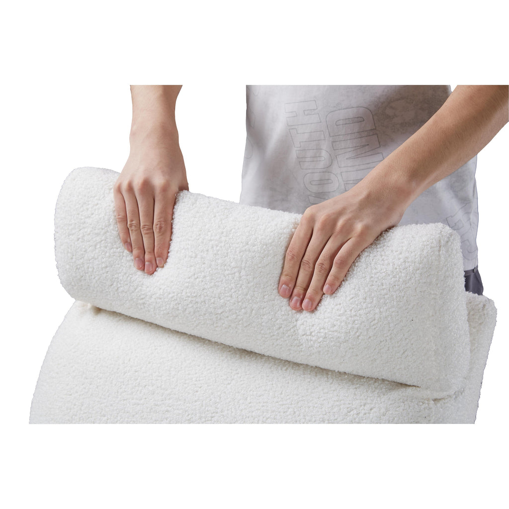 Fauteuil inclinable manuel pivotant à 360° avec coussin épais et poches latérales