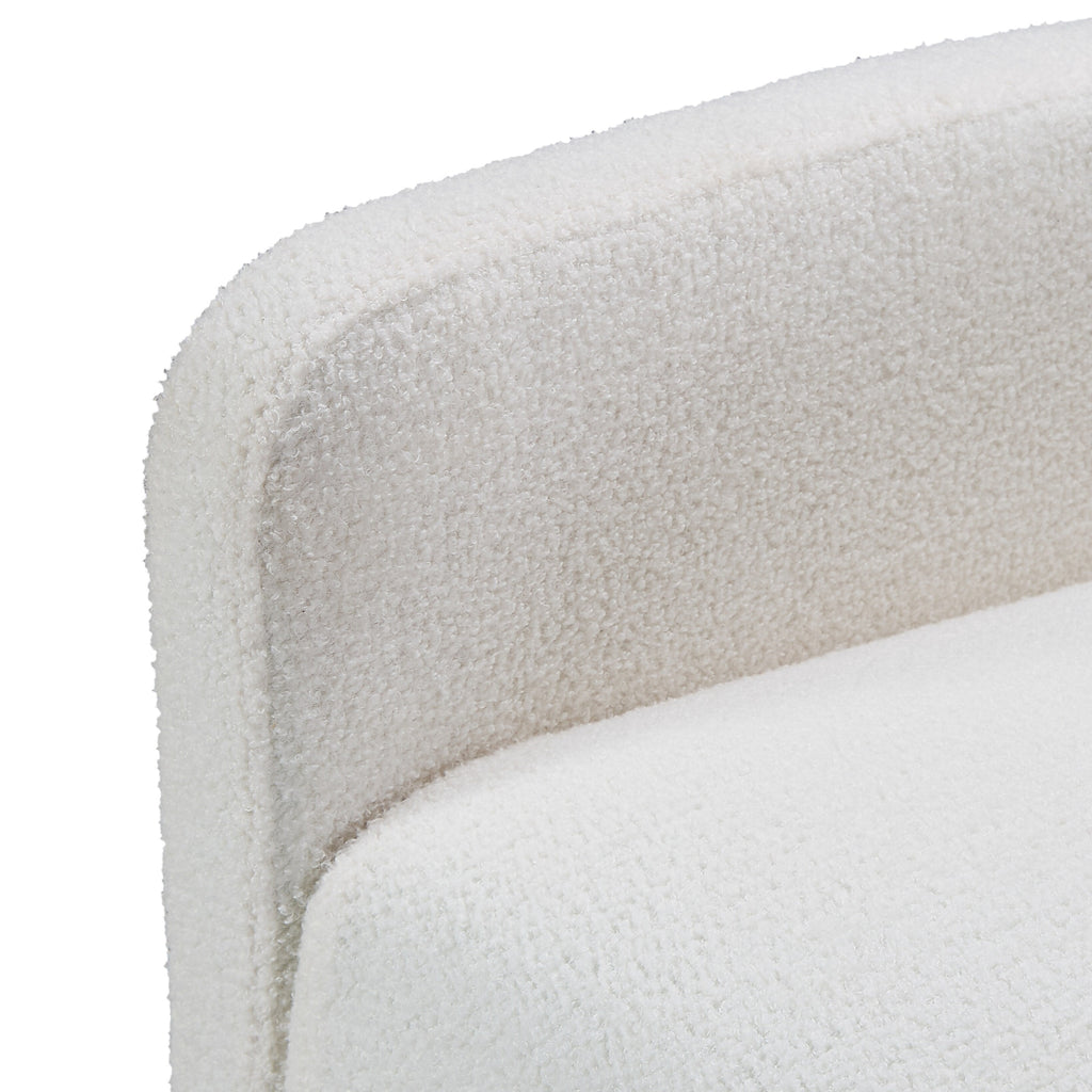 Fauteuil inclinable manuel pivotant à 360° avec coussin épais et poches latérales