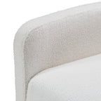 Fauteuil inclinable manuel pivotant à 360° avec coussin épais et poches latérales