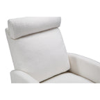 Fauteuil inclinable manuel pivotant à 360° avec coussin épais et poches latérales