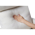 Fauteuil inclinable manuel pivotant à 360° avec coussin épais et poches latérales