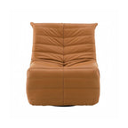 Fauteuil inclinable manuel rembourré en chenille avec pivot