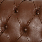Canapé Chesterfield 3 places avec capitonnage à boutons et clous décoratifs