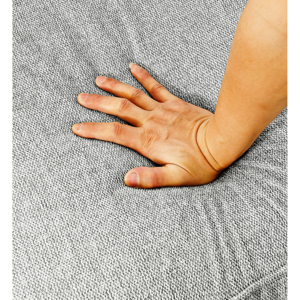 Canapé Chesterfield capitonné 3 places en PU avec accoudoirs à volutes et décoration cloutée