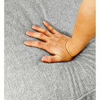 Canapé Chesterfield capitonné 3 places en PU avec accoudoirs à volutes et décoration cloutée