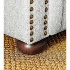 Canapé Chesterfield capitonné rembourré en PU 3 places