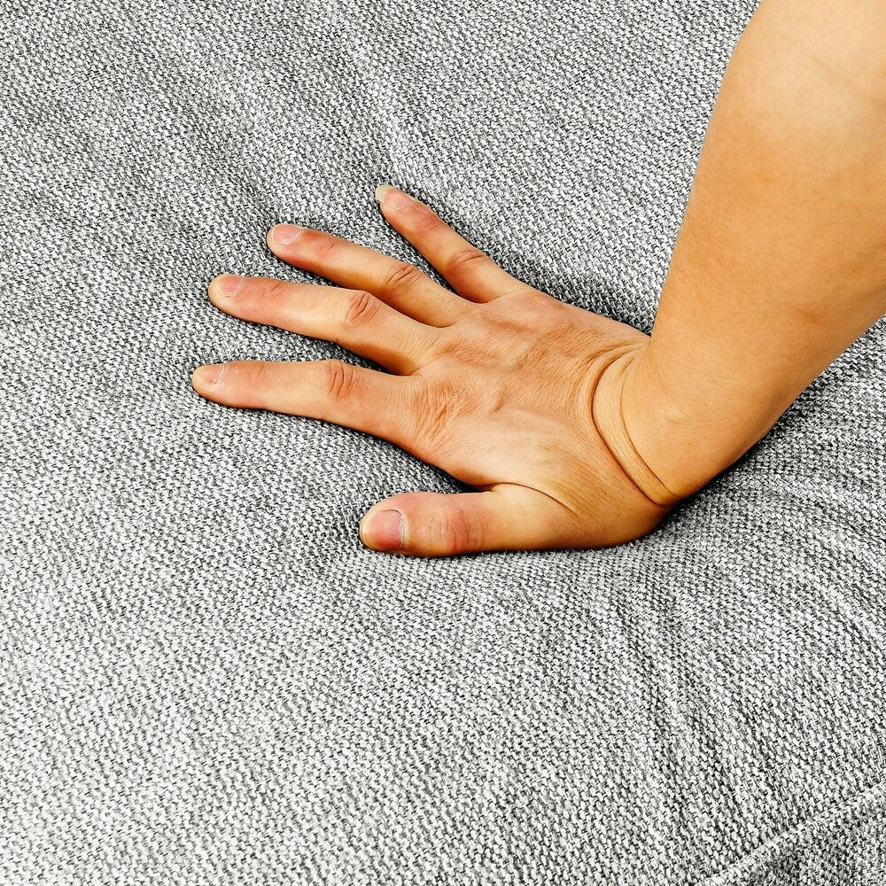 Canapé Chesterfield capitonné rembourré en PU 3 places