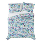 Parure de lit 3 pièces motif floral aquarelle Dahlia de Christian Siriano NY