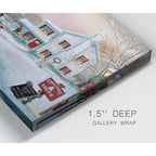 Ferme d'arbres de Noël - Toile tendue de qualité supérieure - Prête à accrocher