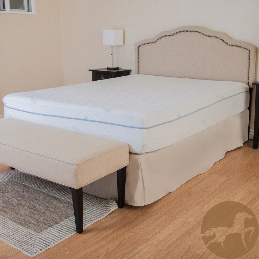 Matelas Christopher Knight Comfort mi-ferme en mousse à mémoire de forme gel pour lit simple de 11 pouces